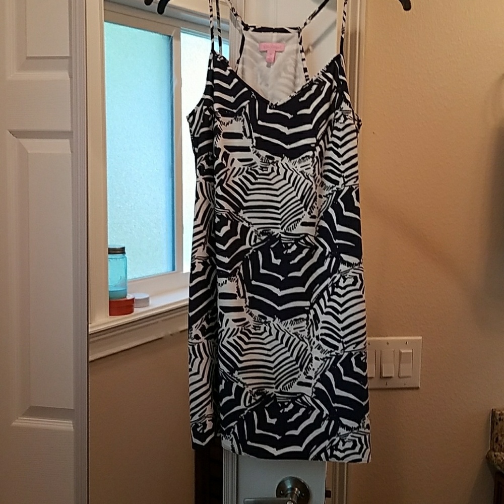 NWOT Lilly Pulitzer Silk Dusk Dress M
